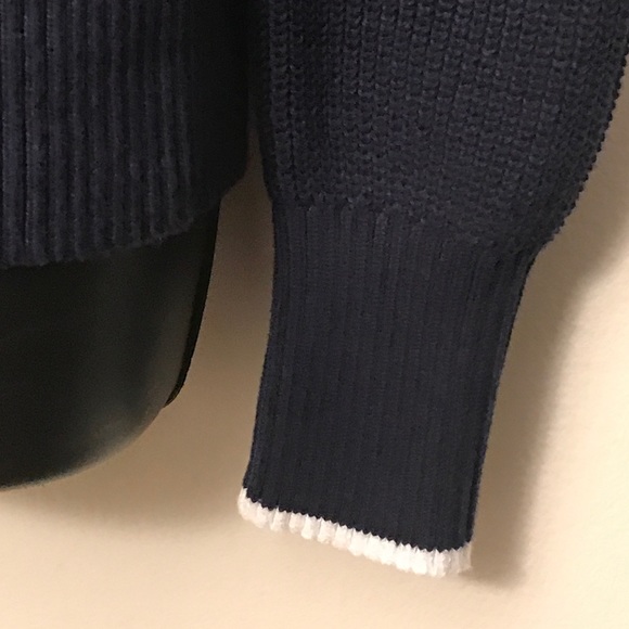 GAP FACTORY Preppy Lace-Up NavySweater! - Picture 5 of 8